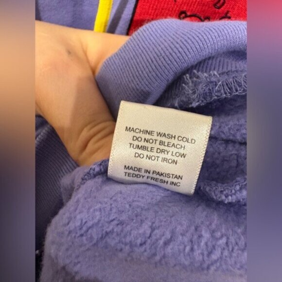 Teddy Fresh Color Block Hoodie Men, size L - Picture 8 of 9